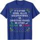 It's Either Serial Killer Documentaries Or Christmas Movies T-Shirt - T-Shirt | Royal