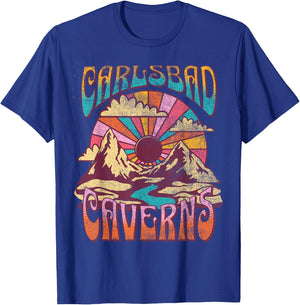 Carlsbad Caverns New Mexico Nature Hiking Mountains Outdoors T-Shirt - T-Shirt | Royal