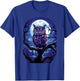 Owl Moon Graphic Women Men Girls Boys T-Shirt - T-Shirt | Royal