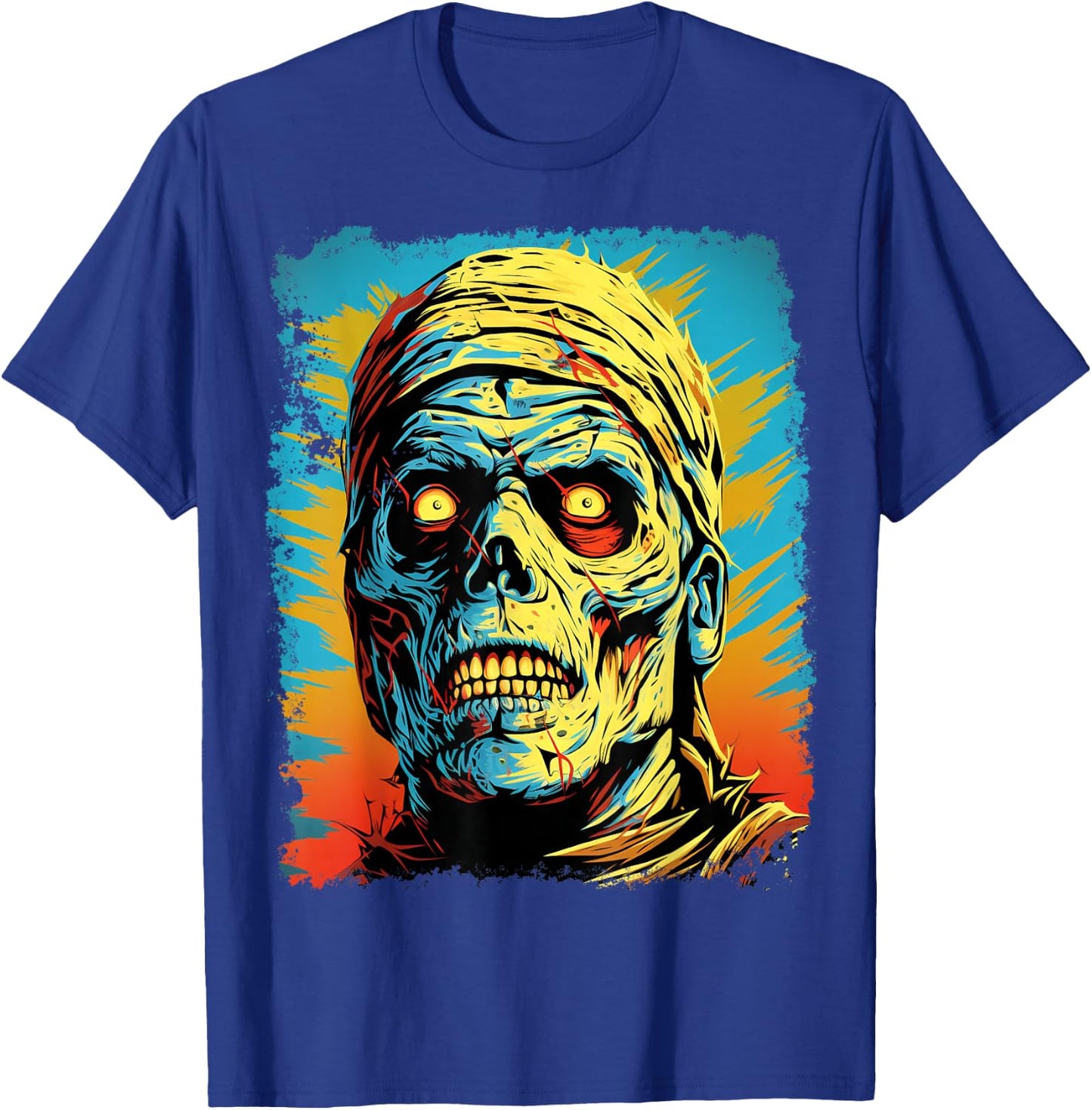 Scary Mummy T-Shirt - T-Shirt | Royal
