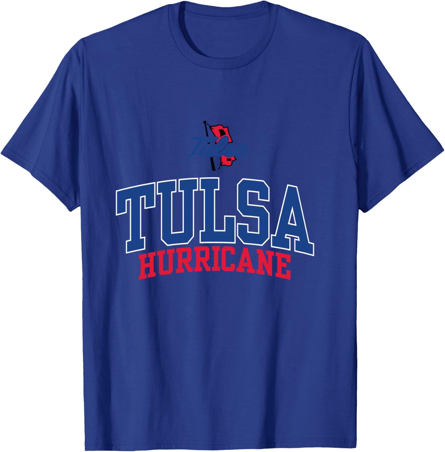 Tulsa Golden Hurricane | Official NCAA Merch | NCAFTUL04 T-Shirt - T-Shirt | Royal