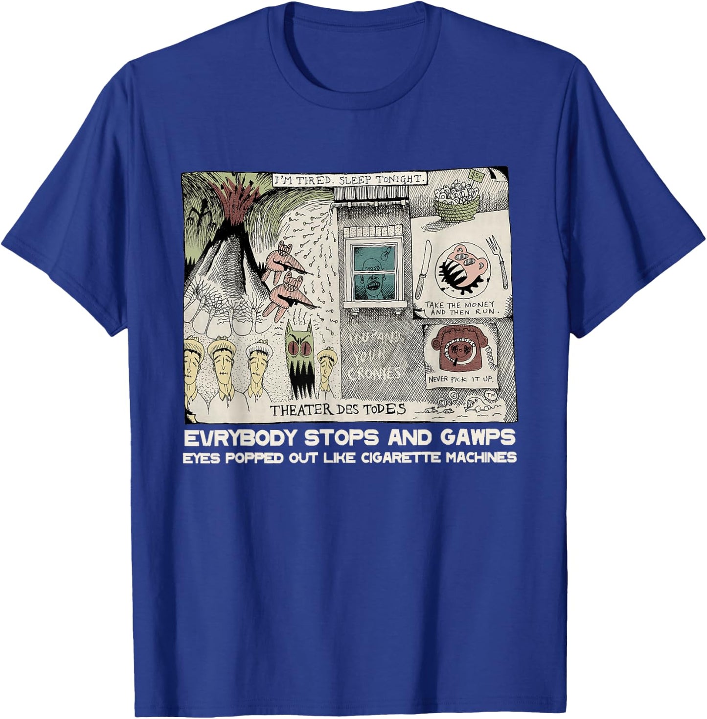 Classic Radio Music Rock 80s 90s Vintage Retro Radiomusic T-Shirt - T-Shirt | Royal