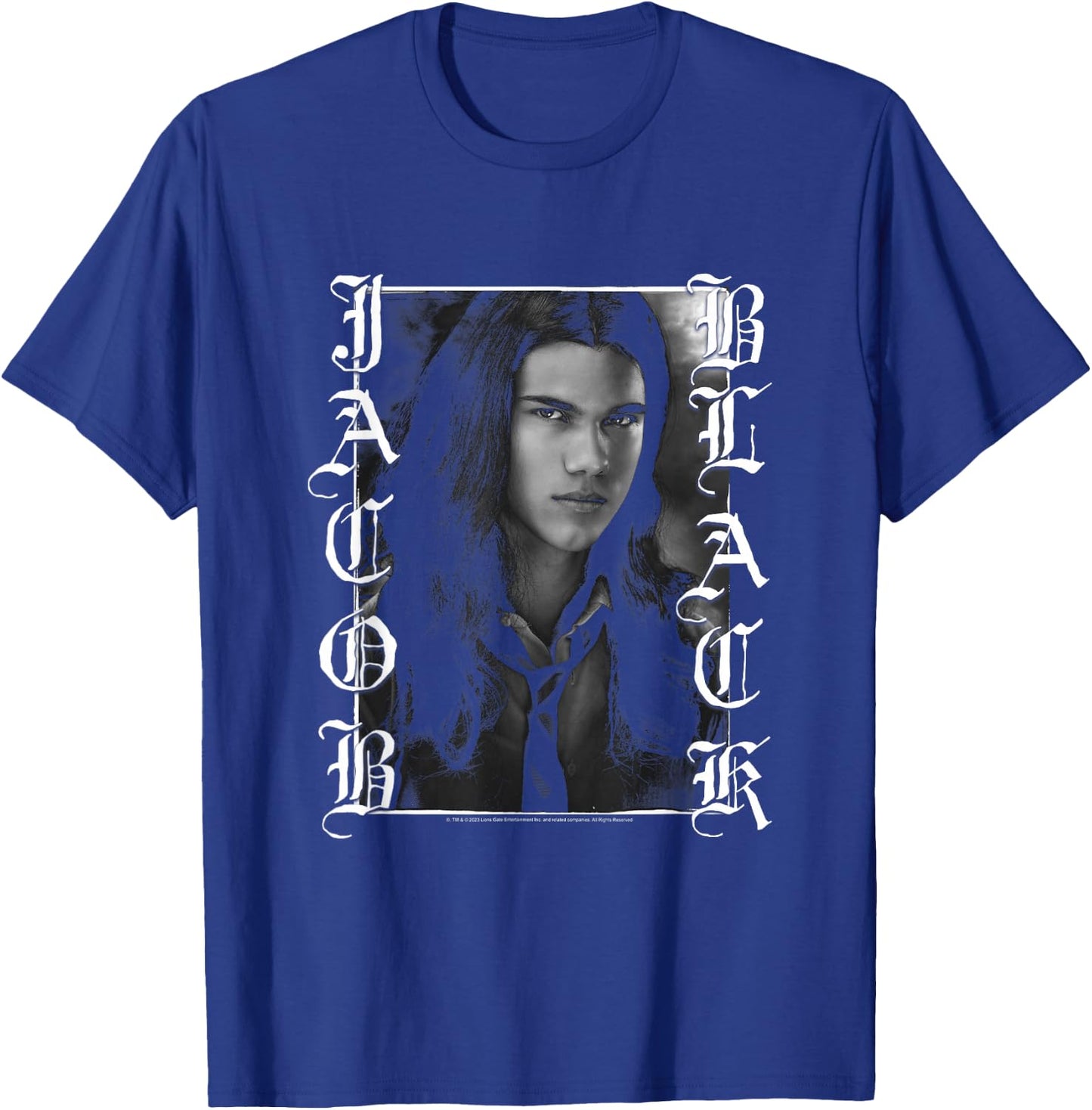 Twilight Jacob Black Gothic Frame Moody Portrait Movie T-Shirt - T-Shirt | Royal