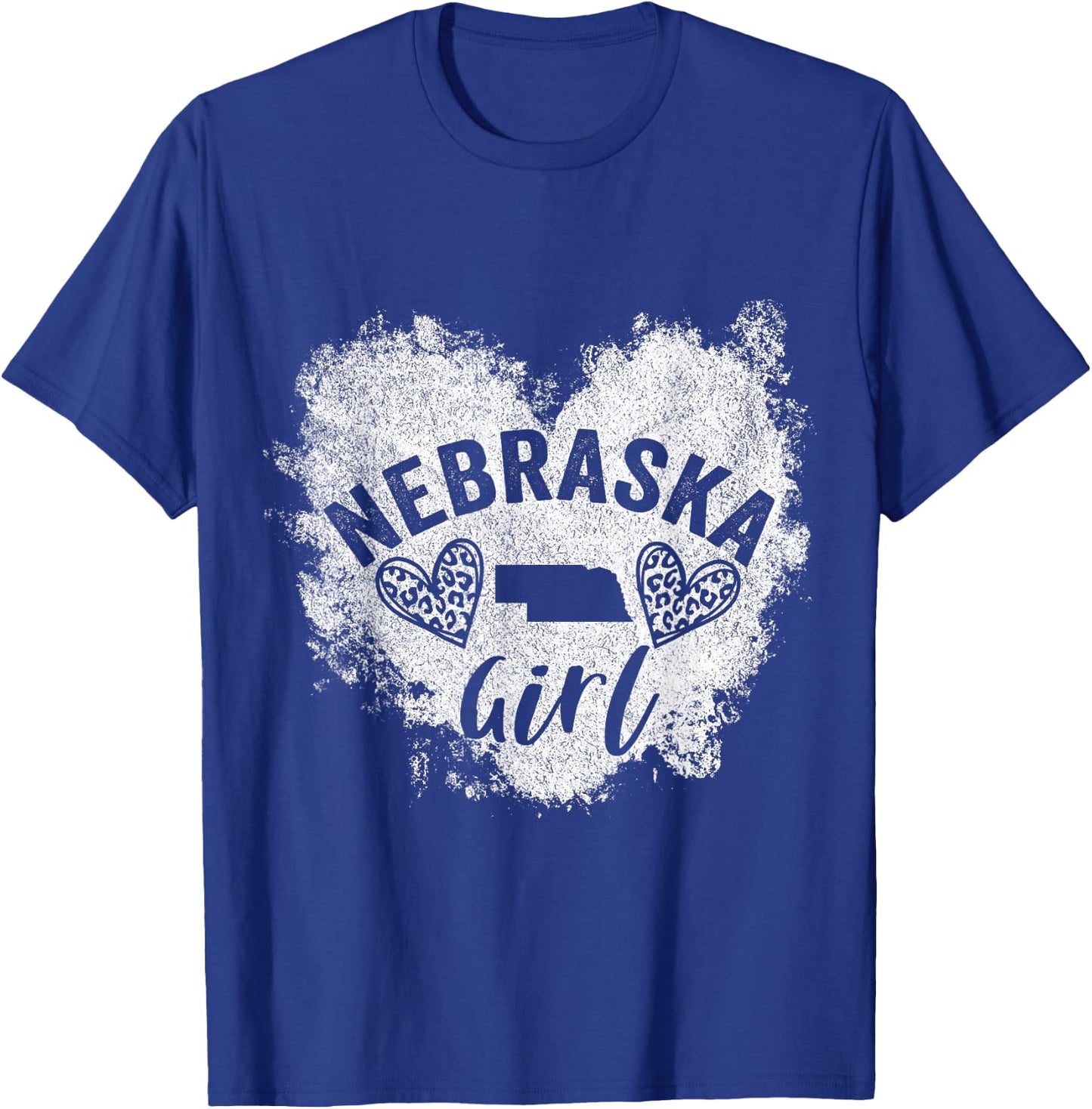 Nebraska Girl Funny Hometown Nebraska Home Nebraska Roots T-Shirt - T-Shirt | Royal
