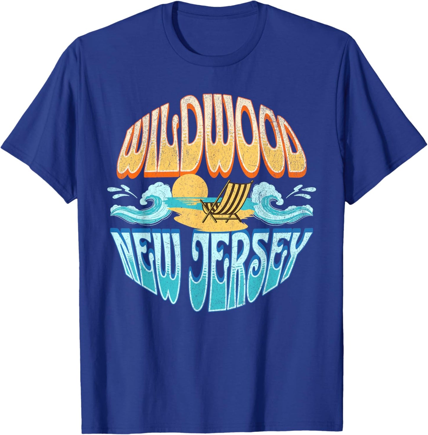 Wildwood New Jersey T-Shirt - T-Shirt | Royal