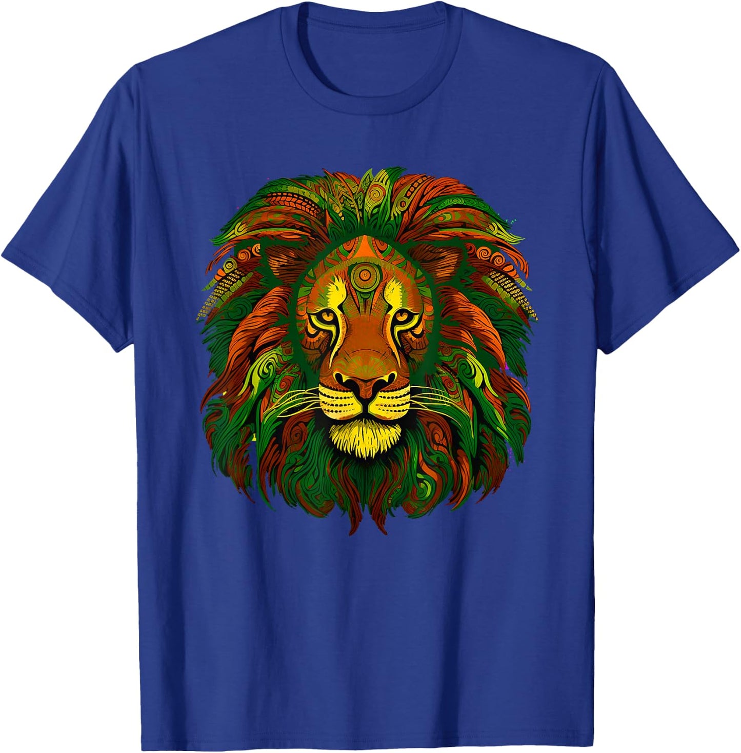 Cool LEO Awesome Lion Zodiac Birthday Sign Women Legend Crew T-Shirt - T-Shirt | Royal