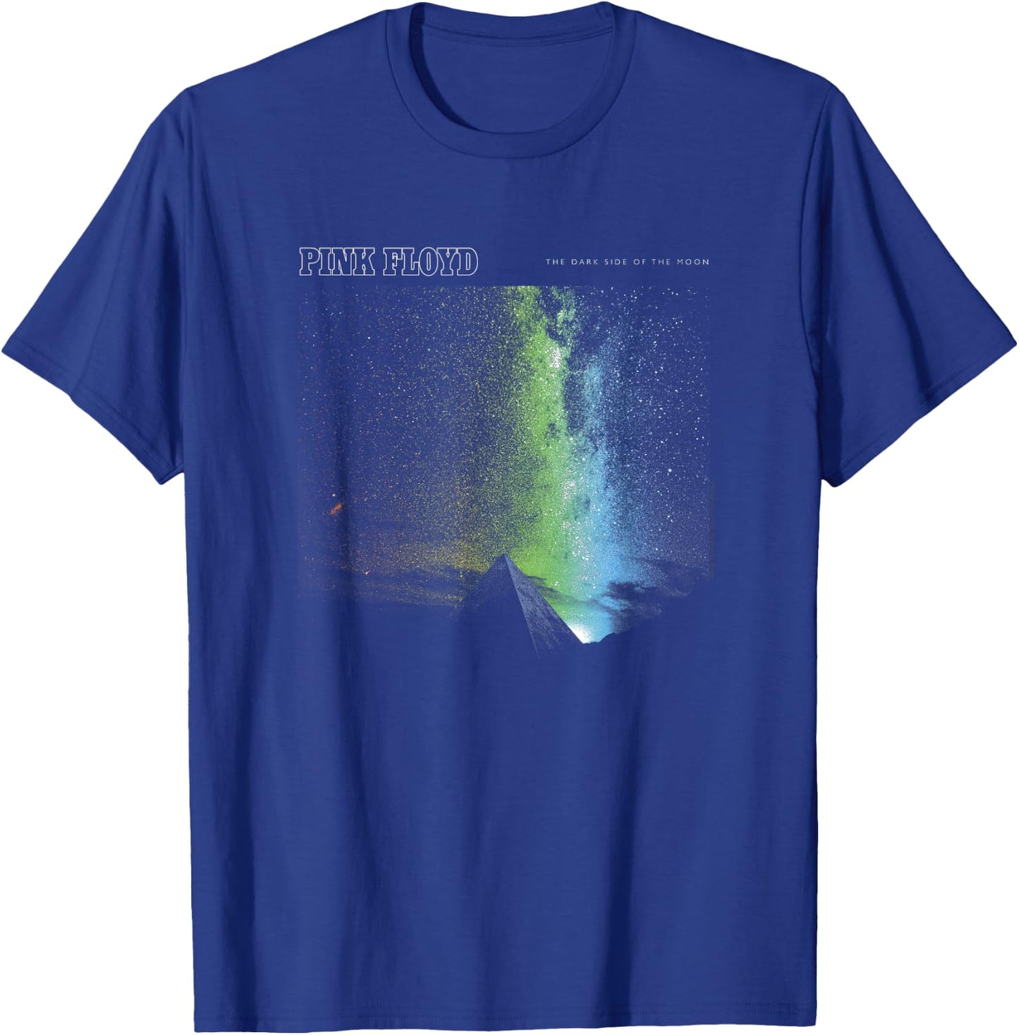 Pink Floyd The Dark Side of the Moon Pyramid with Prism Sky T-Shirt - T-Shirt | Royal