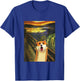 Corgi Funny , Dog, Screaming Munch, Cute, Men's, Children, Funny, Clothes, Goods, Gift, Puppy T-Shirt - T-Shirt | Royal