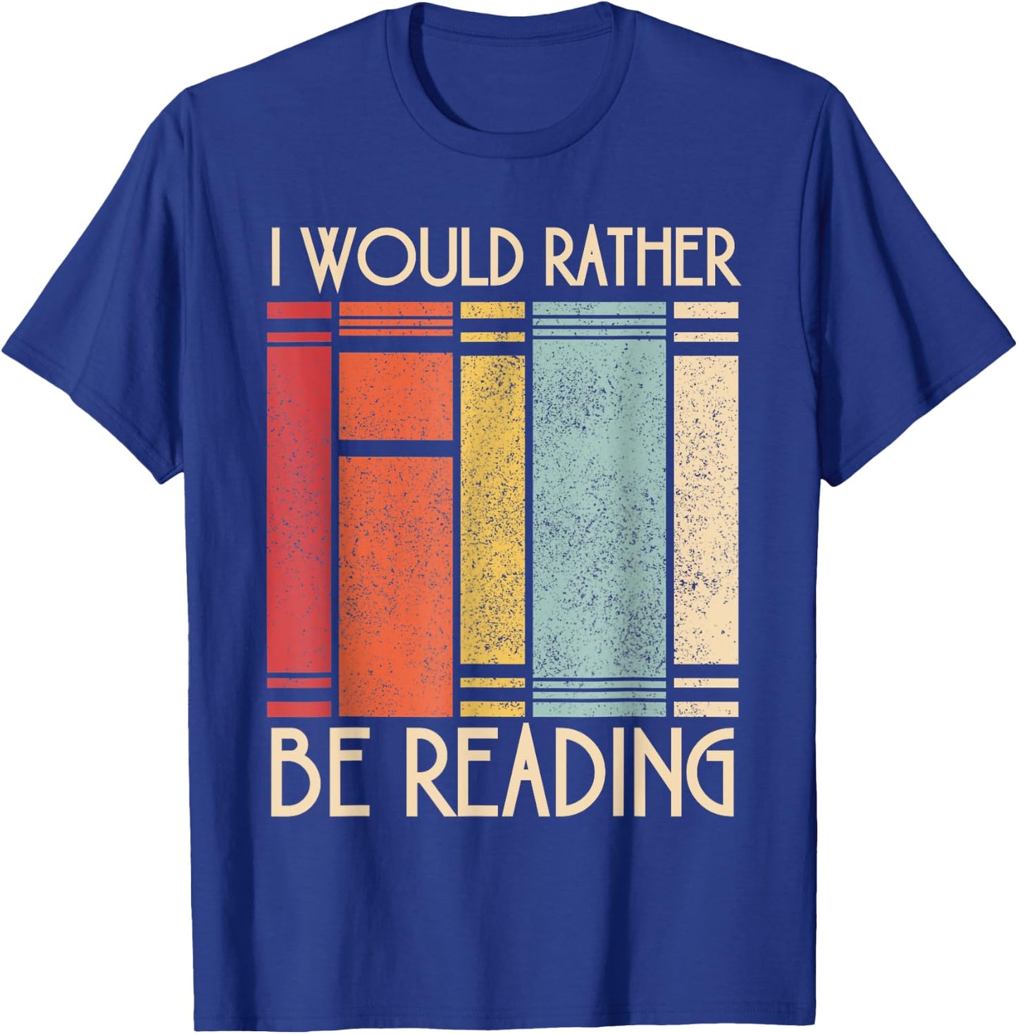 I Would Rather Be Reading Bookworm Book Lover Librarian Kids T-Shirt - T-Shirt | Royal
