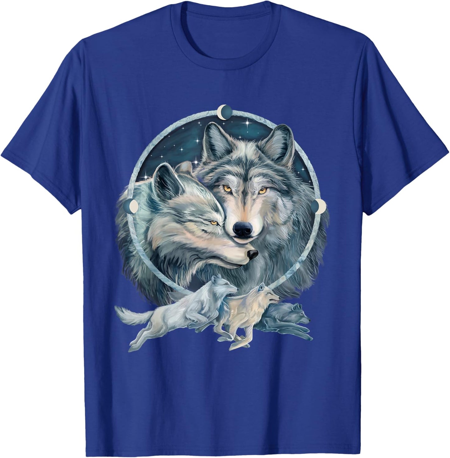 Wolf Dream Catcher Love T-Shirt - T-Shirt | Royal