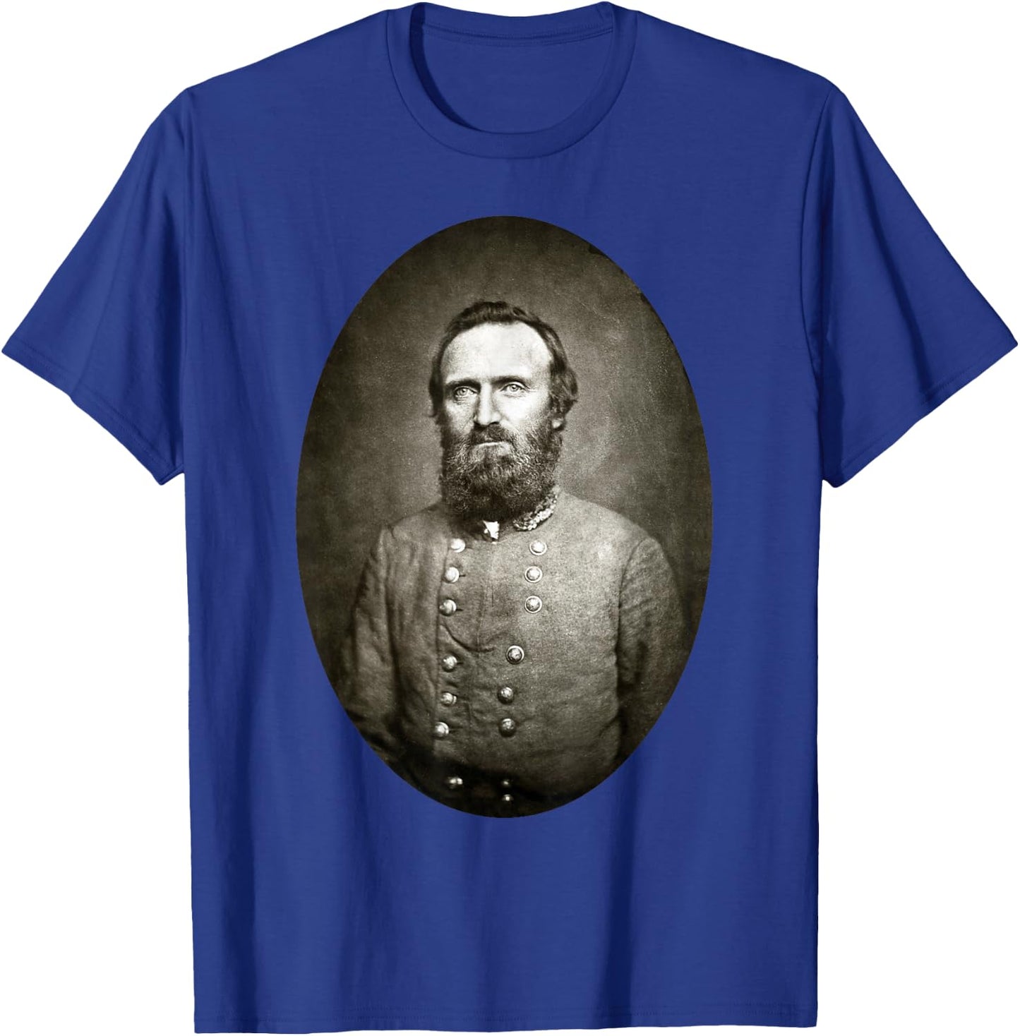 Stonewall Jackson Portrait T-Shirt - T-Shirt | Royal