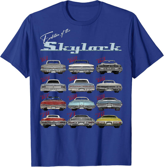 Evolution,Skylark,GS,455,Limited,Gran,Grand,Sport,Muscle Car T-Shirt - T-Shirt | Royal