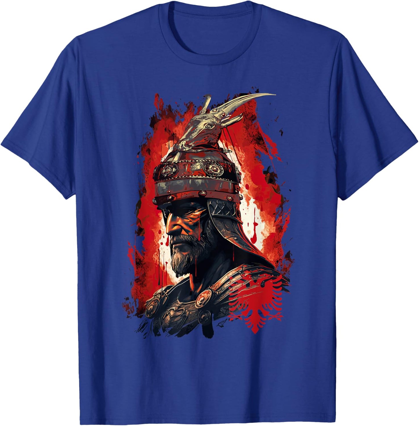 Skanderbeg Albanian National Hero Eagle Kosovo Albanian T-Shirt - T-Shirt | Royal