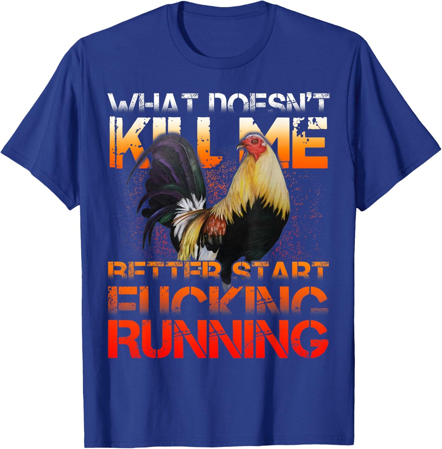 Funny Rooster Cock Fight T-Shirt - T-Shirt | Royal