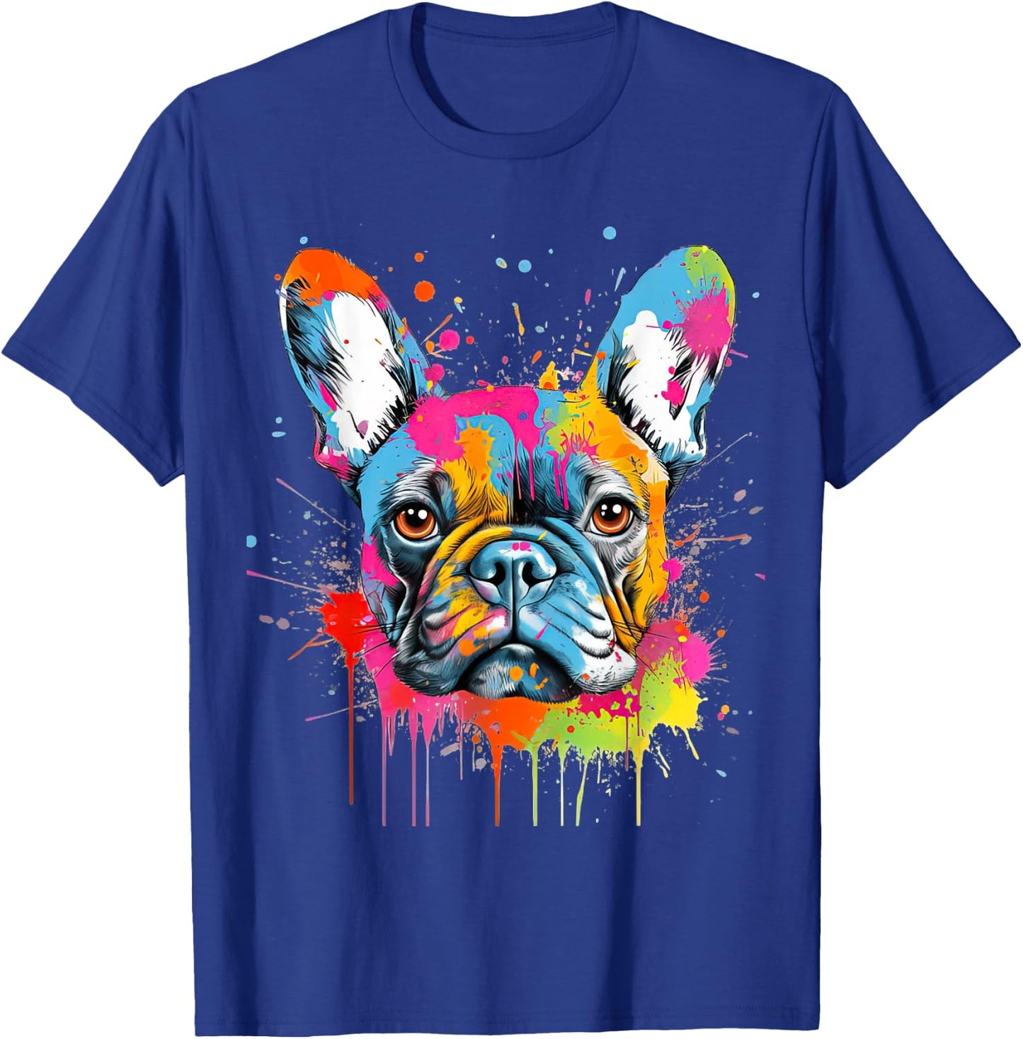 Proud to be a Frenchie lover T-Shirt - T-Shirt | Royal