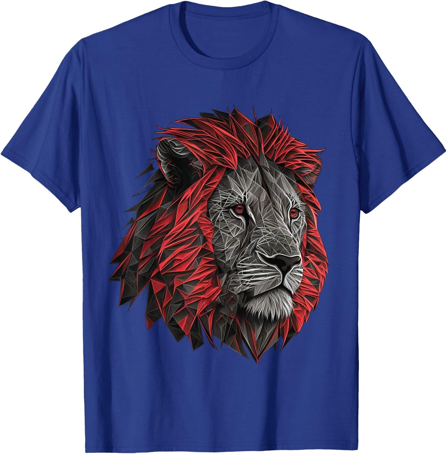 Lion animal lovers animal print lion T-Shirt - T-Shirt | Royal