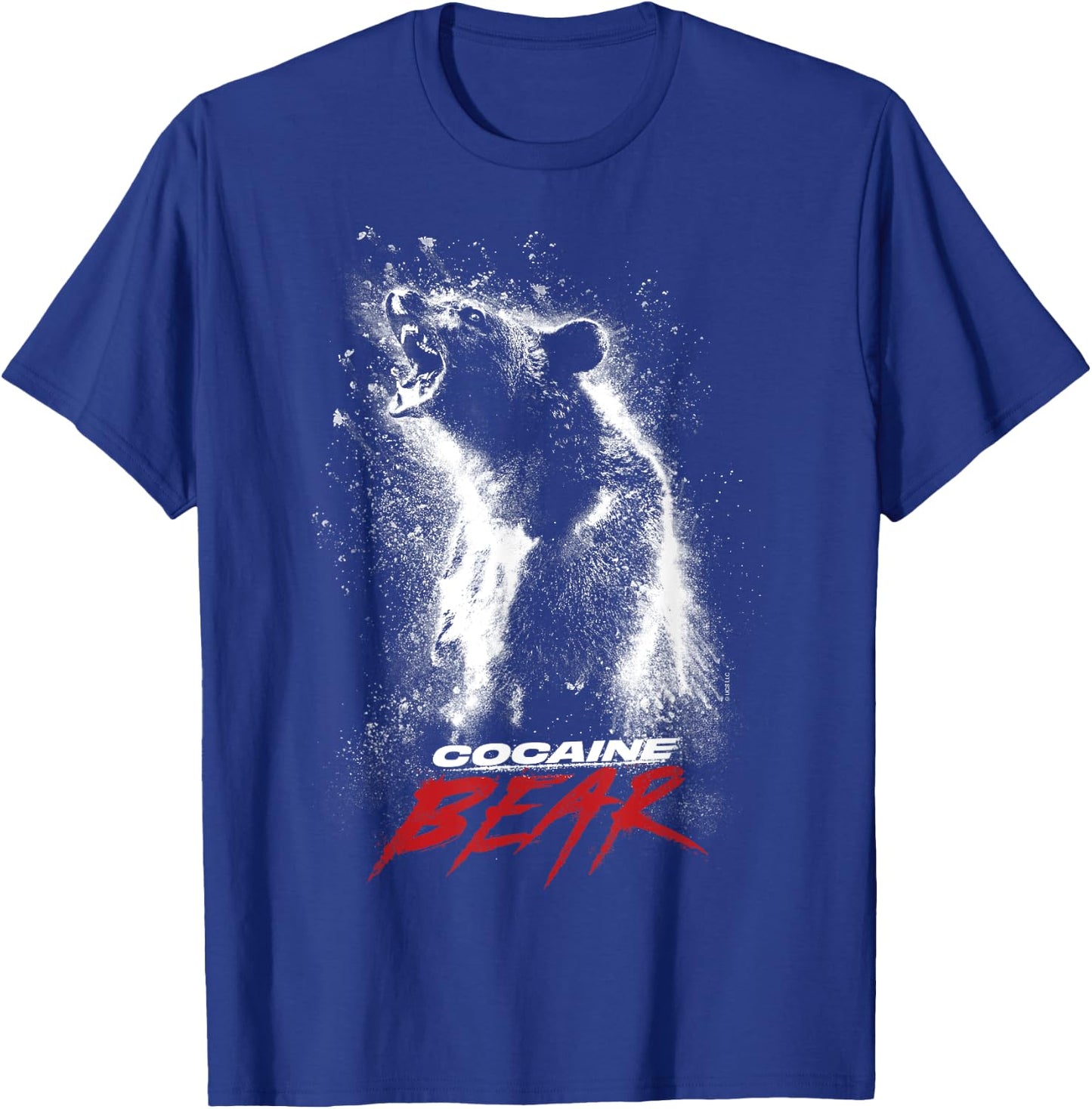 Cocaine Bear Poster T-Shirt - T-Shirt | Royal