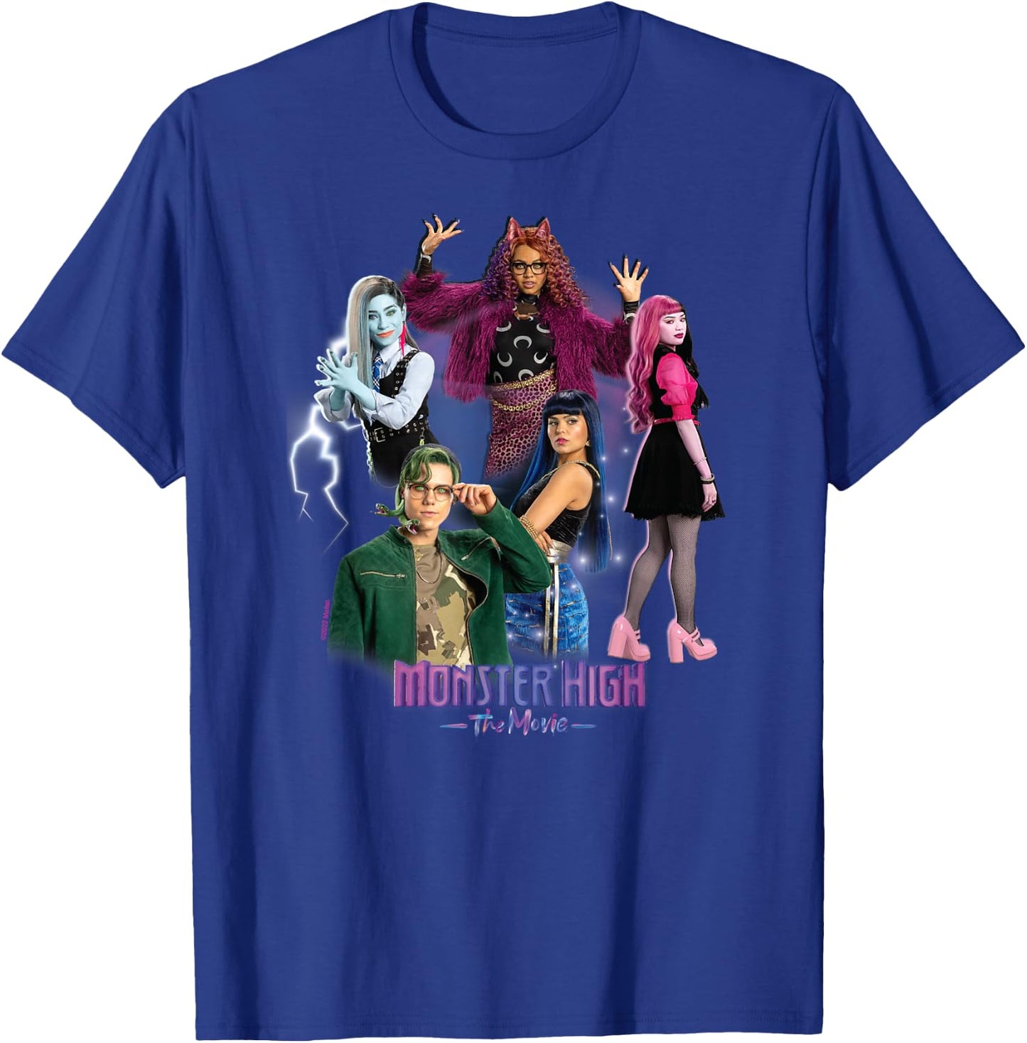 Monster High - MH Logo And Group T-Shirt - T-Shirt | Royal