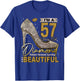 I'm A 57 Years Old Diamond, 57 and Fabulous Birthday Women T-Shirt - T-Shirt | Royal