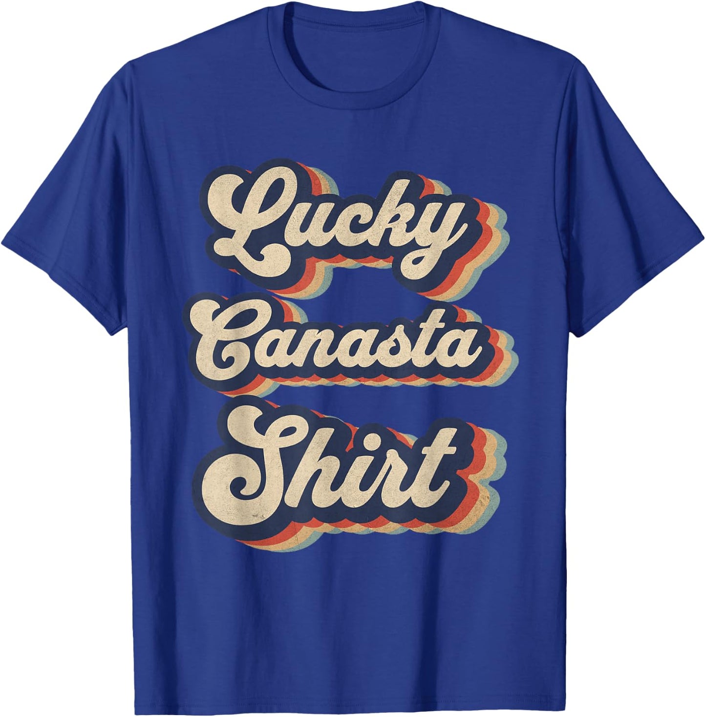 Never Underestimate A Grandpa Who Plays Canasta Game T-Shirt - T-Shirt | Royal