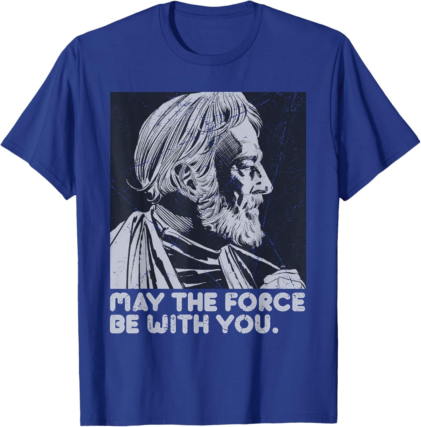 Star Wars Vintage Obi-Wan Kenobi May the Force Be With You T-Shirt - T-Shirt | Royal