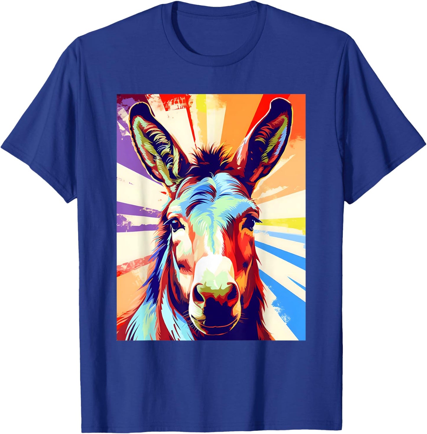 Funny Vintage Donkey Art Women Safari Mule Donkey T-Shirt - T-Shirt | Royal