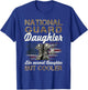 National Guard Daughter Proud Daughter Military Matching T-Shirt - T-Shirt | Royal