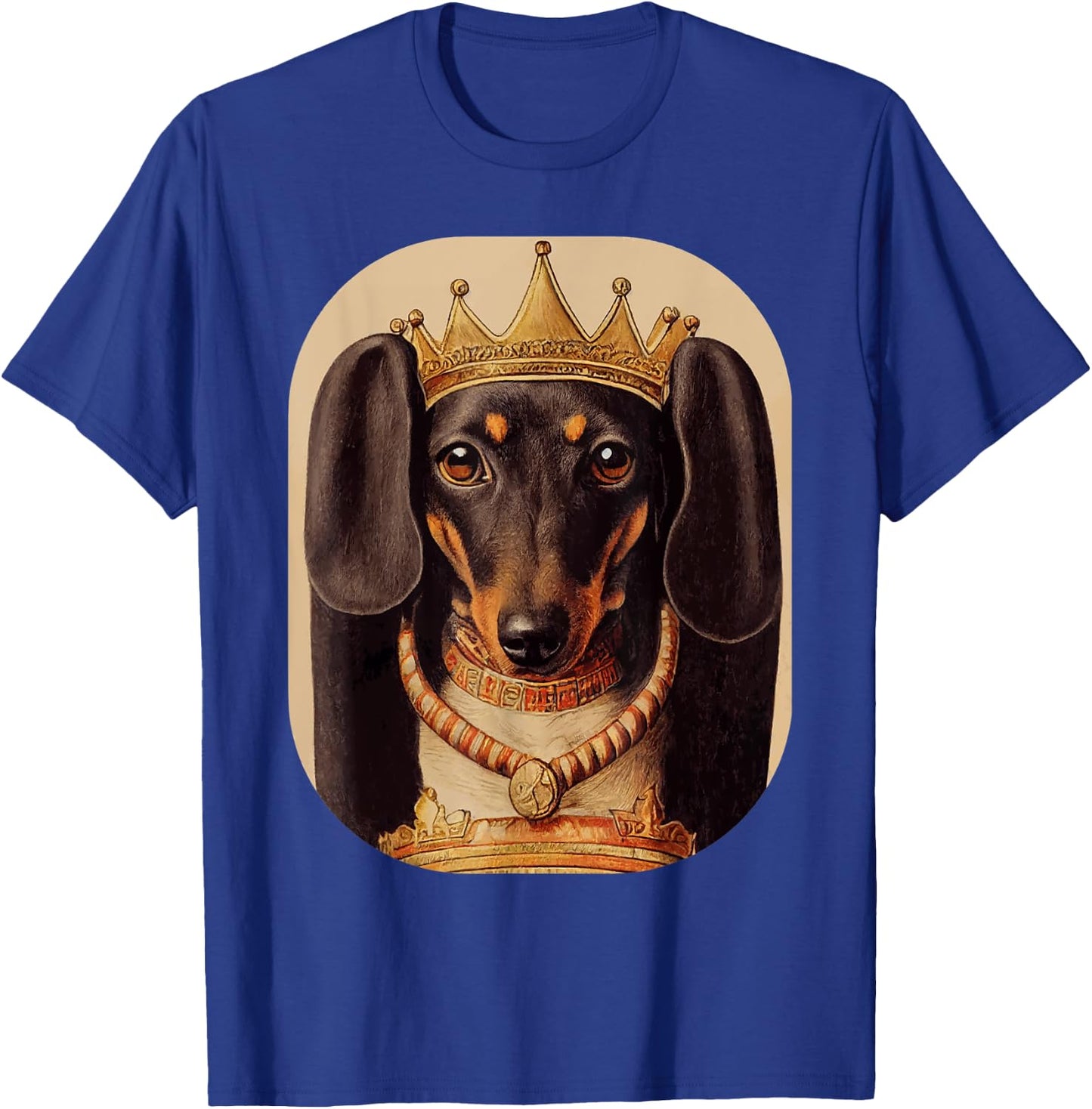 Wiener Dog Lover: Ancient Retro Dachshund T-Shirt - T-Shirt | Royal