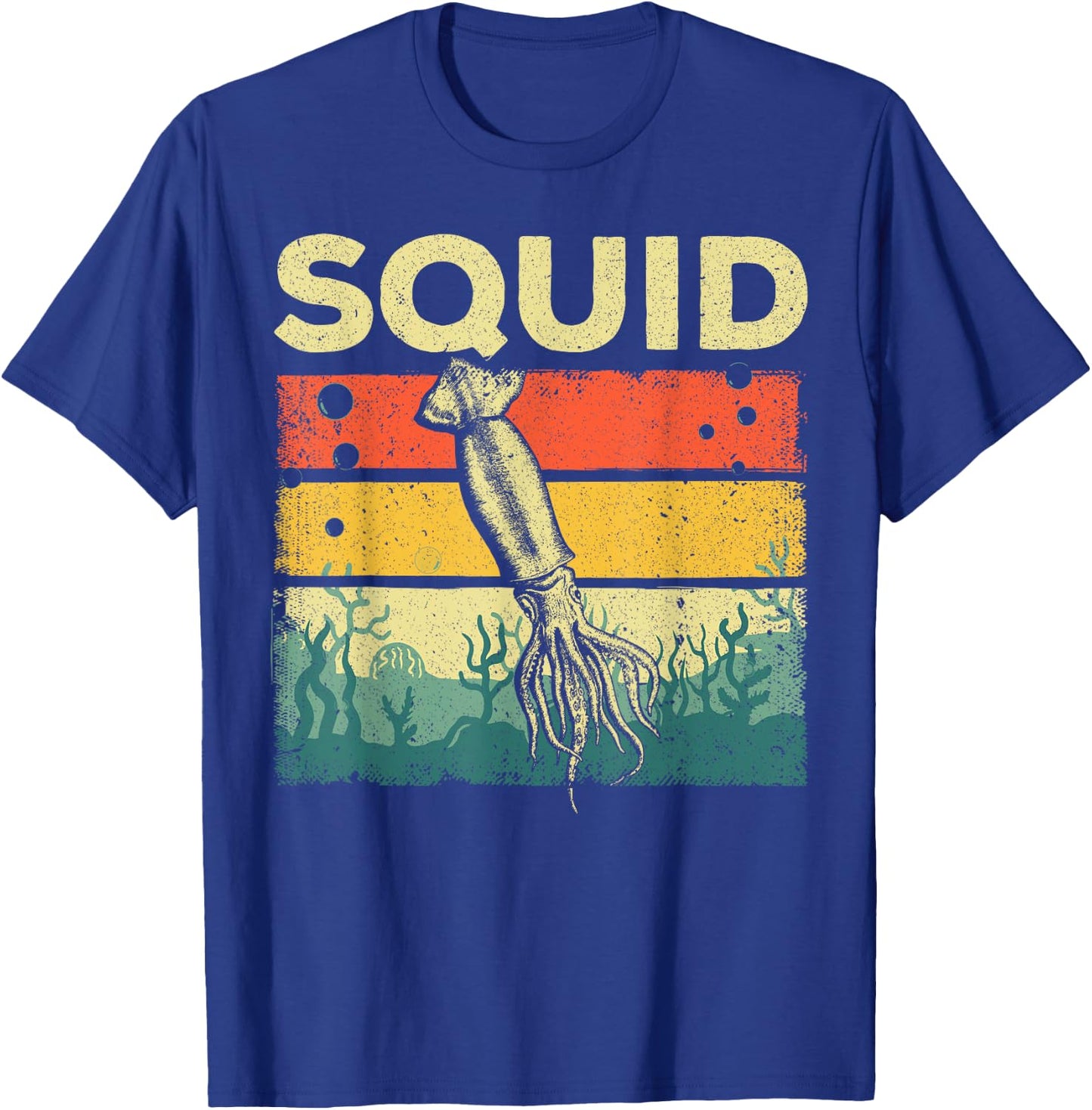 Cool Squid Women Biologist Sea Animal Fish Lover T-Shirt - T-Shirt | Royal