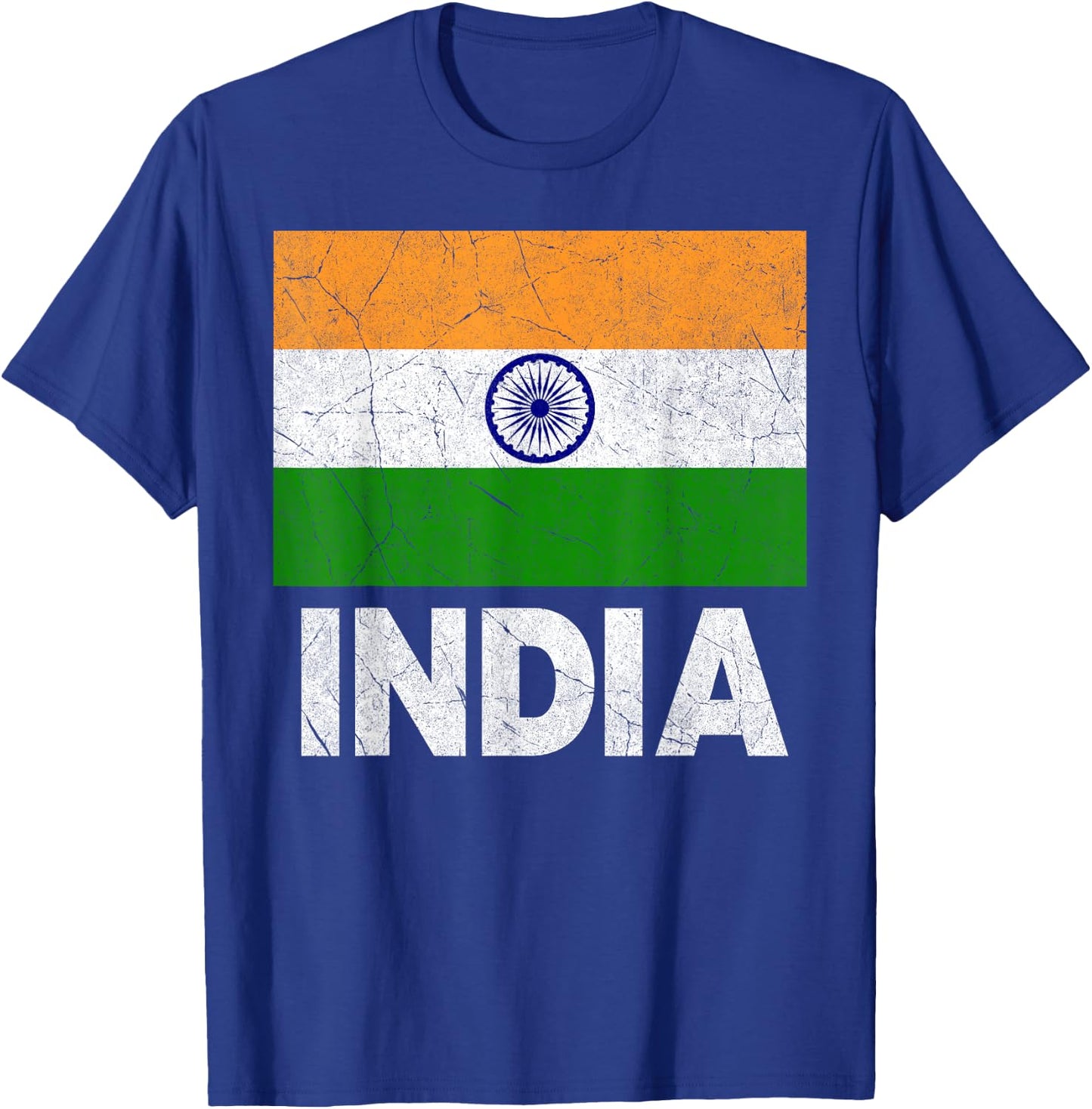 Indian Flag India Women Boys Girls Kids Birthday T-Shirt - T-Shirt | Royal