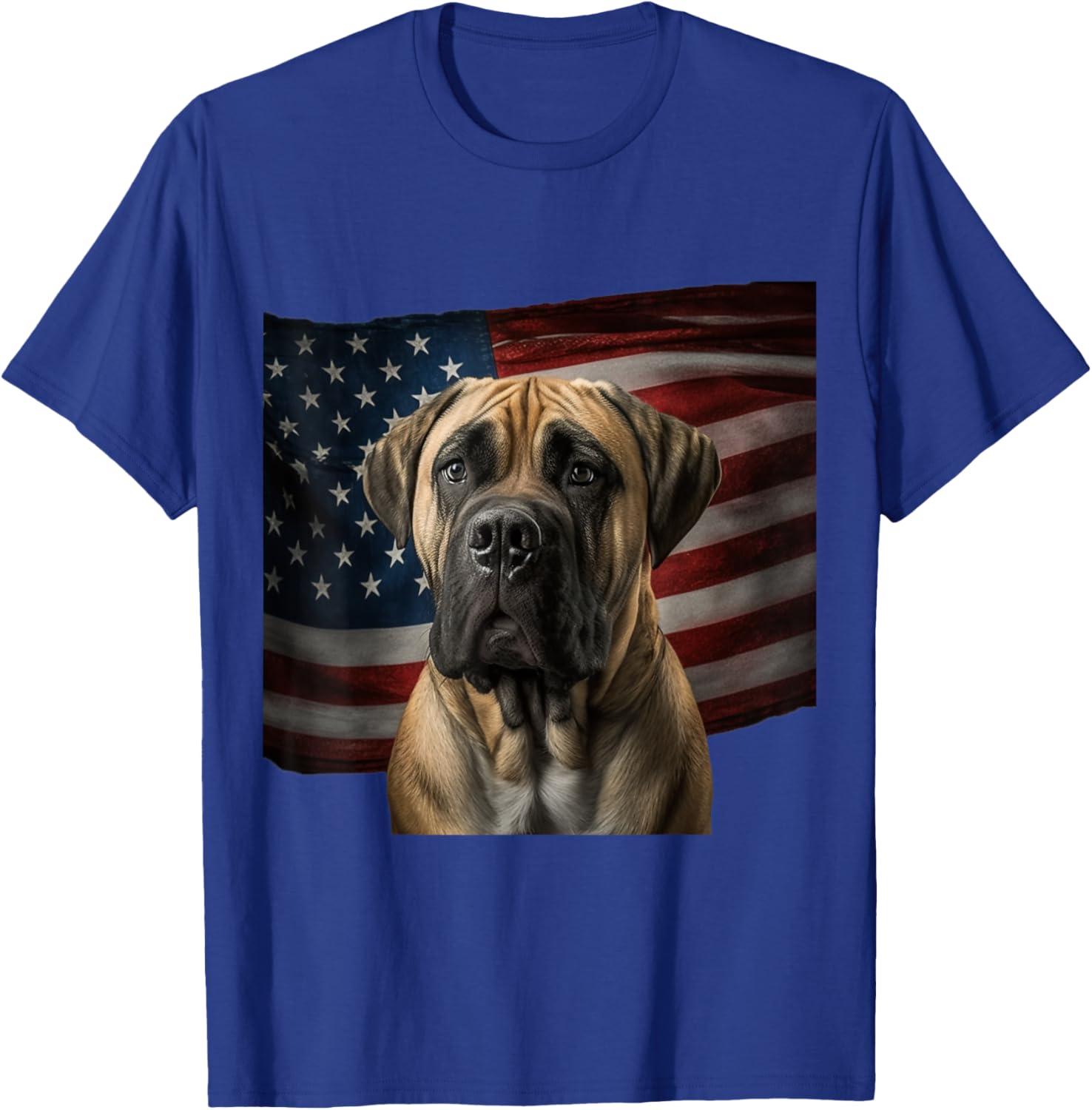 Boerboel 4th of July - Boerboel USA T-Shirt - T-Shirt | Royal
