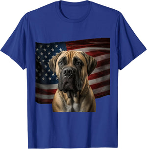 Boerboel 4th of July - Boerboel USA T-Shirt - T-Shirt | Royal