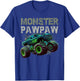 Monster Truck Pawpaw Family Matching Monster Truck Lovers T-Shirt - T-Shirt | Royal