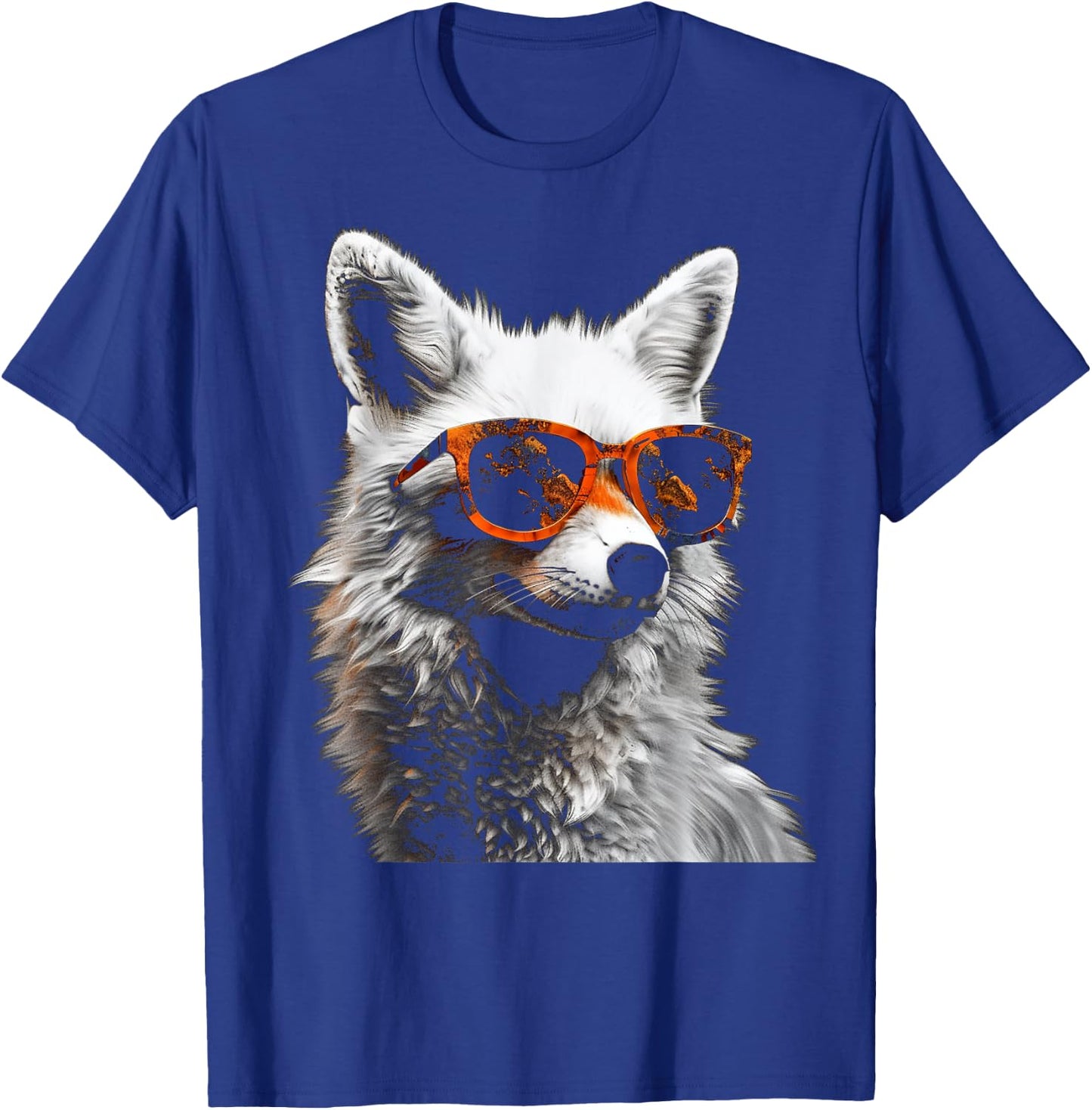Fox Art Sunglasses - Animal Fox T-Shirt - T-Shirt | Royal