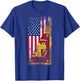 USA & Sri Lanka Flags - United States of America, Sri Lankan T-Shirt - T-Shirt | Royal