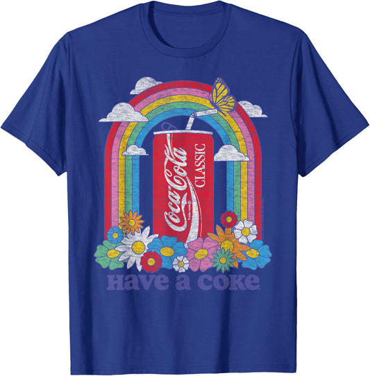 Coca-Cola - Have A Coke Rainbow T-Shirt - T-Shirt | Royal