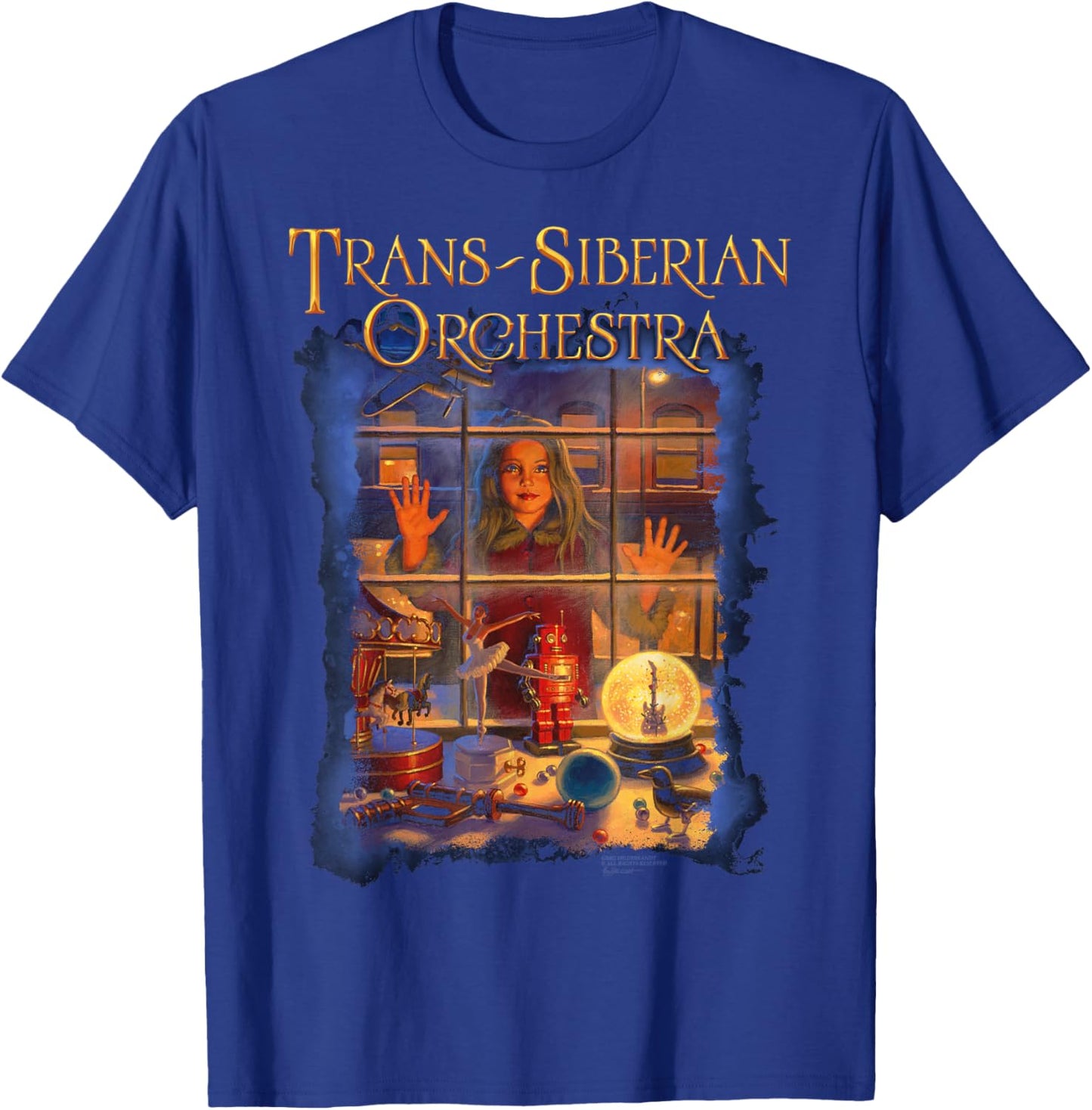 Trans-Siberian Orchestra – Toy Store Window T-Shirt - T-Shirt | Royal