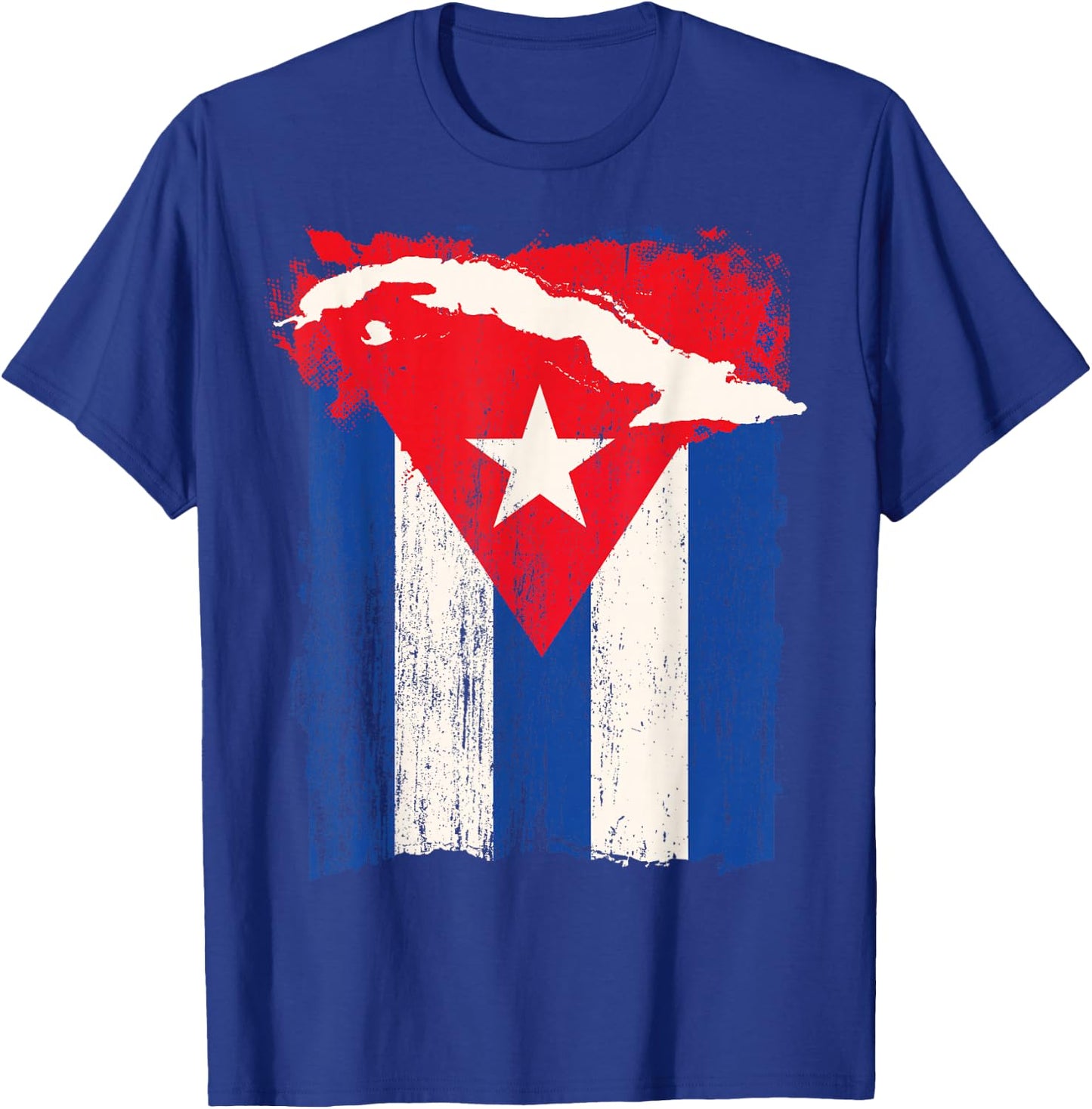 Cuba Flag Shirt Cuban Hispanic Heritage Month Revolution Day T-Shirt - T-Shirt | Royal
