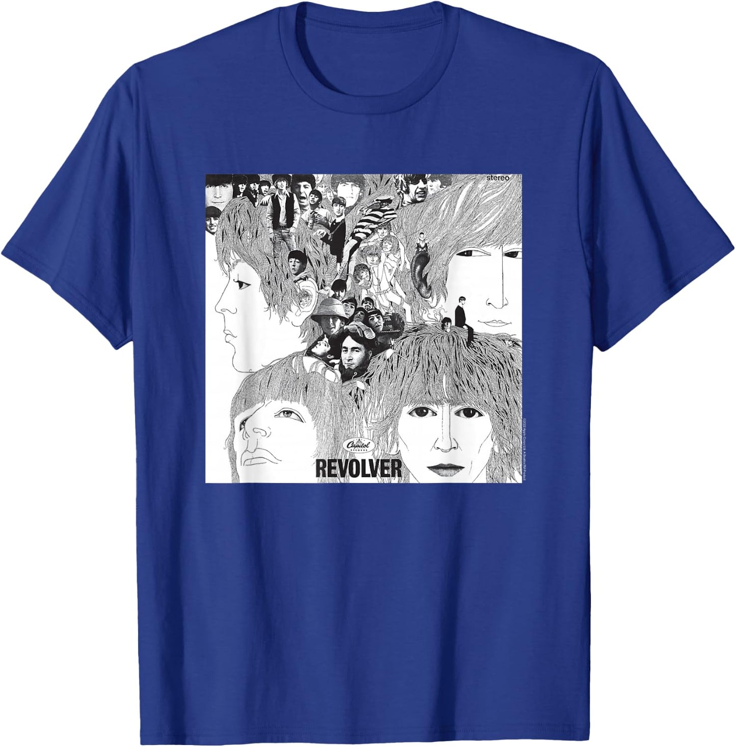 The Beatles - Revolver Album Cover T-Shirt - T-Shirt | Royal
