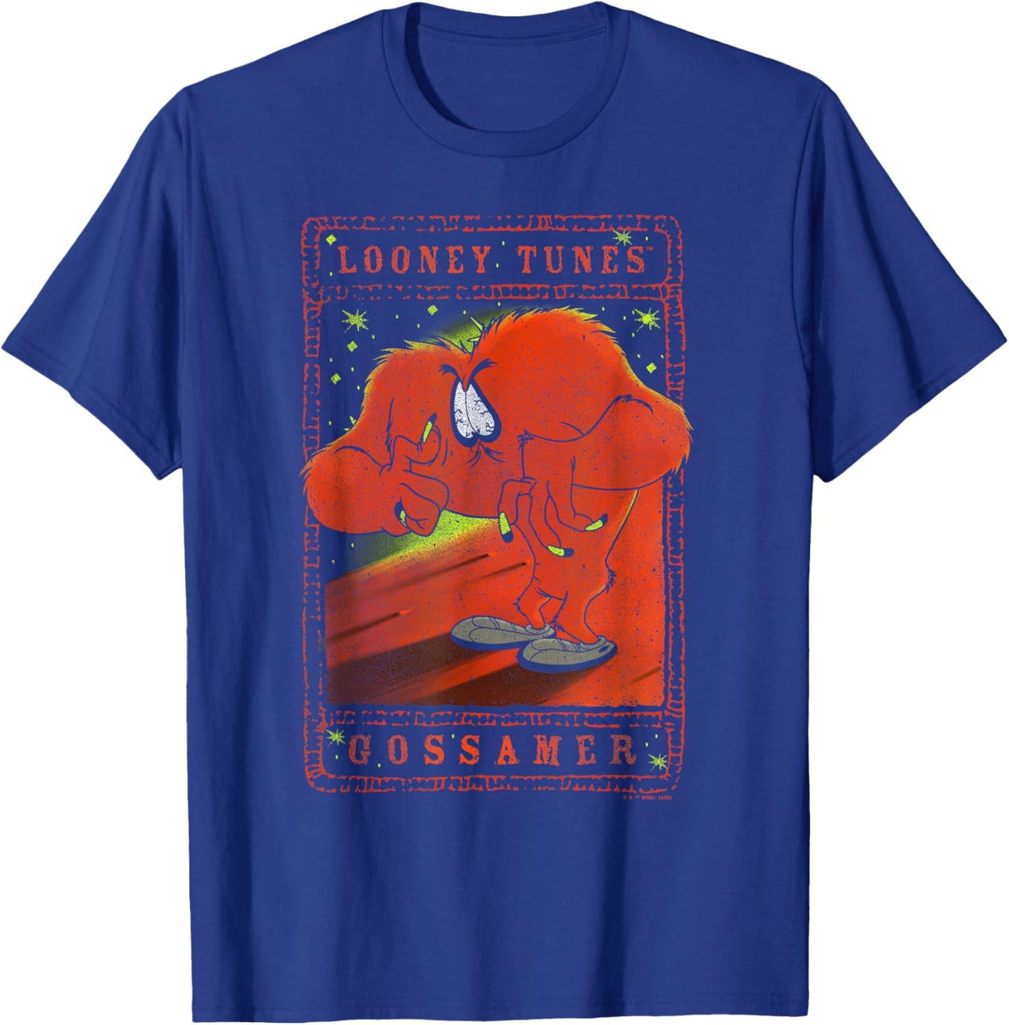 Looney Tunes Gossamer Planet Tarot Card Style Portrait T-Shirt - T-Shirt | Royal