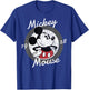 Disney Mickey Mouse Cursive Text Circle Logo T-Shirt - T-Shirt | Royal