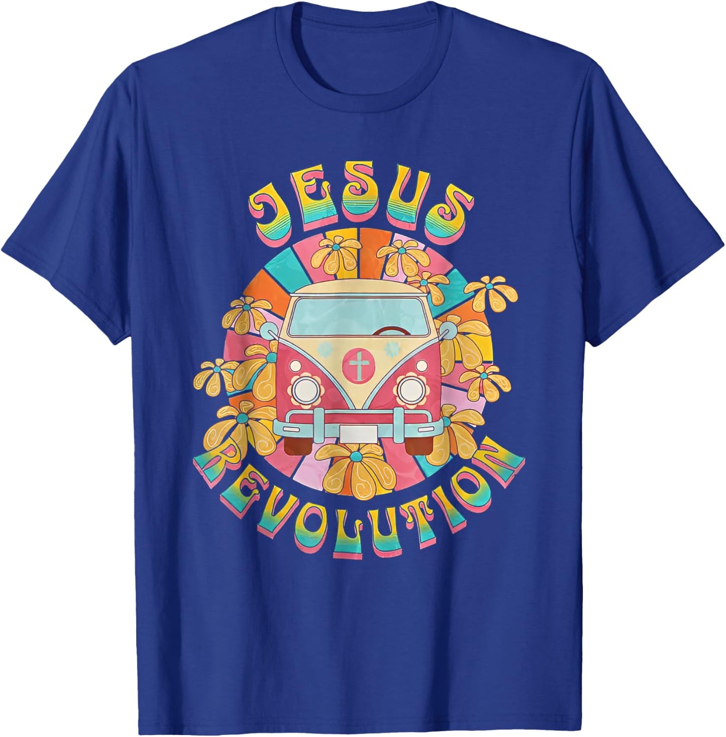 Jesus Revolution christian easter day religious T-Shirt - T-Shirt | Royal