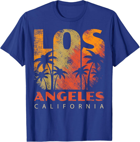 Los Angeles LA California State CA Cali California Republic T-Shirt - T-Shirt | Royal