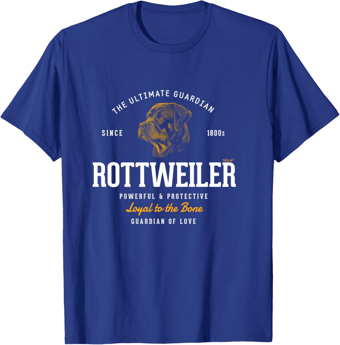 Vintage Styled Retro Rottweiler T-Shirt - T-Shirt | Royal