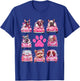 Breast Cancer Puppy Dogs Paw Print Cute Pink October 2024 T-Shirt - T-Shirt | Royal