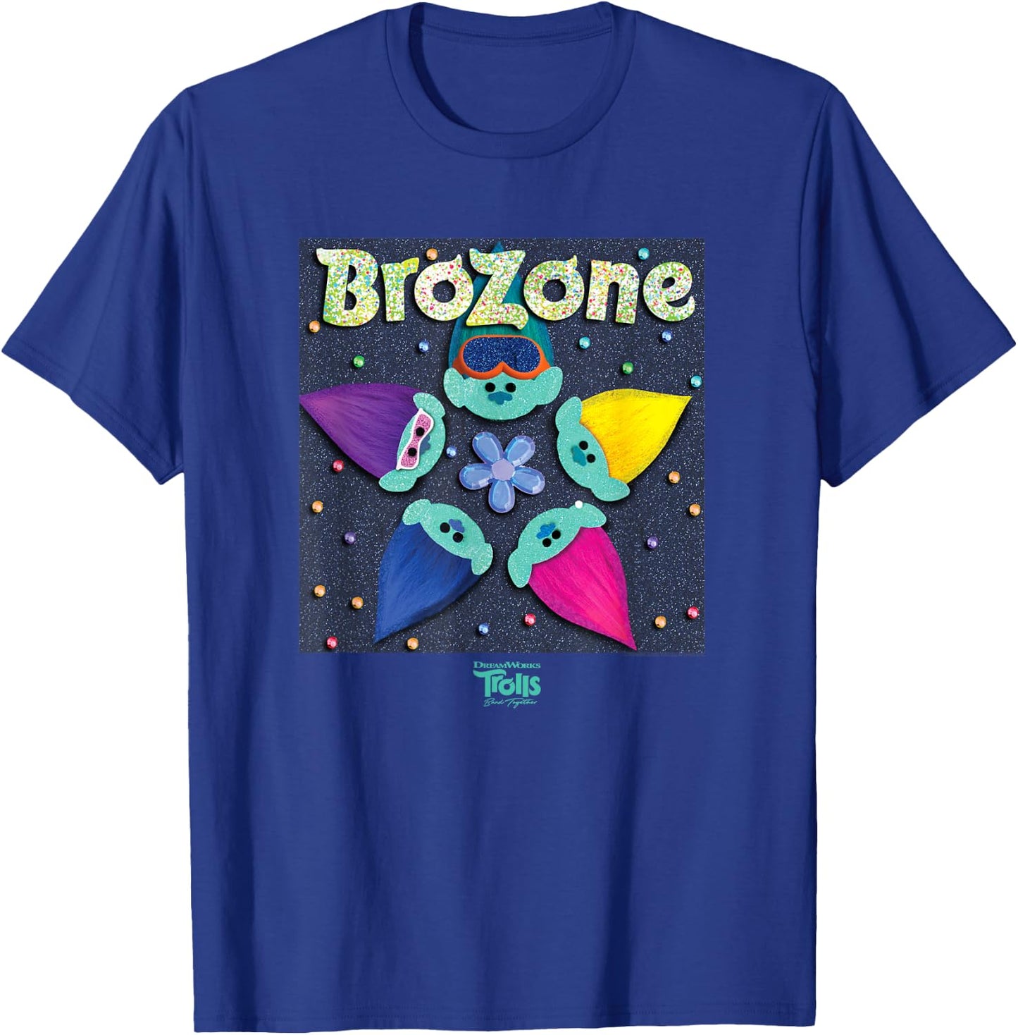 DreamWorks Trolls Band Together Psychedelic T-Shirt - T-Shirt | Royal