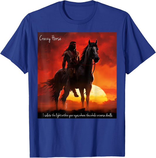 Crazy Horse T-Shirt - T-Shirt | Royal