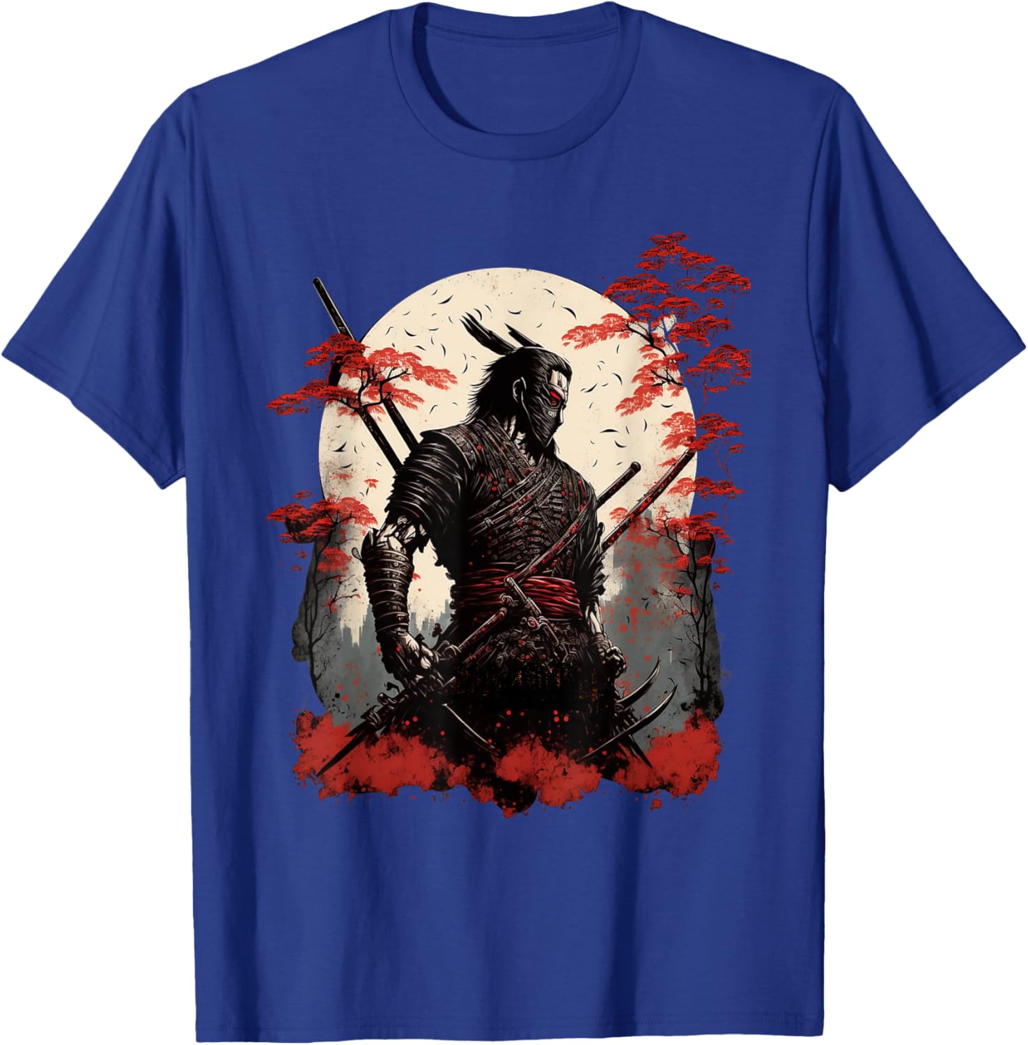 Ancient Japanese Samurai Shirt Bushido Code Warrior Gifts T-Shirt - T-Shirt | Royal