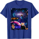 Red Pandas Wild Animal Universe Galaxy Stars lesser panda T-Shirt - T-Shirt | Royal