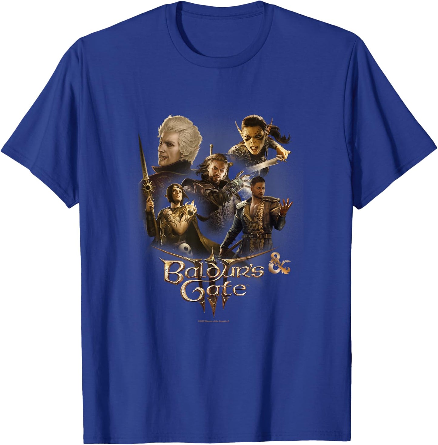 Dungeons & Dragons Baldur's Gate III Companions Group T-Shirt - T-Shirt | Royal